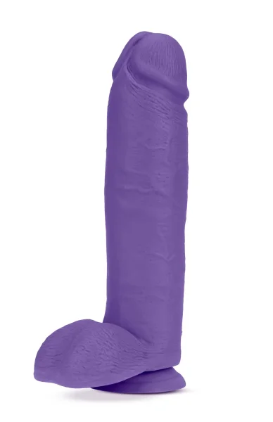 Au Naturel - Bold - Huge - 10 Inch Dildo - Purple