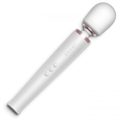 Le Wand Pearl White Rechargeable Wand Vibrator