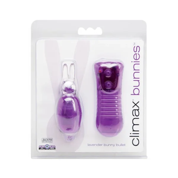 Climax Bunnies Bunny Bullet Vibrator Purple
