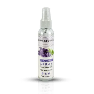 Basic Solutions Hand Sanitizer Spray Lavender 4 Oz