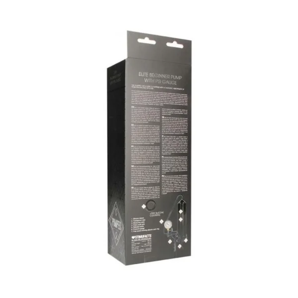 Pumped Elite Beginner Pump With Gauge Black — image 7 of 8