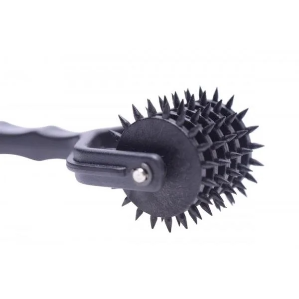Spiked 5 Row Pinwheel Black