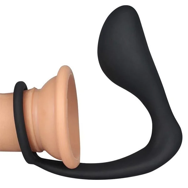 Lovetoy Anal Indulgence Collection Combo Threat Cock Ring and Butt Plug