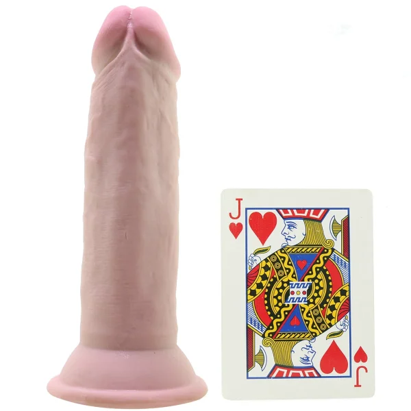 King Cock Plus 6" Triple Density Cock With Suction Cup Base - Vanilla
