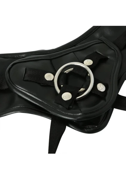 Pleather Corsette Strap On - Plus Size
