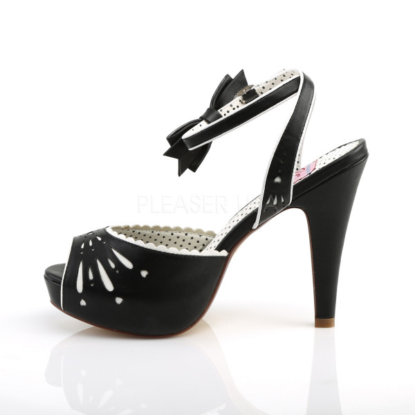 4 1/2 inches Heel, 1 inches Semi Hidden P/F Peep Toe Ankle Strap Sandal — image 11 of 12