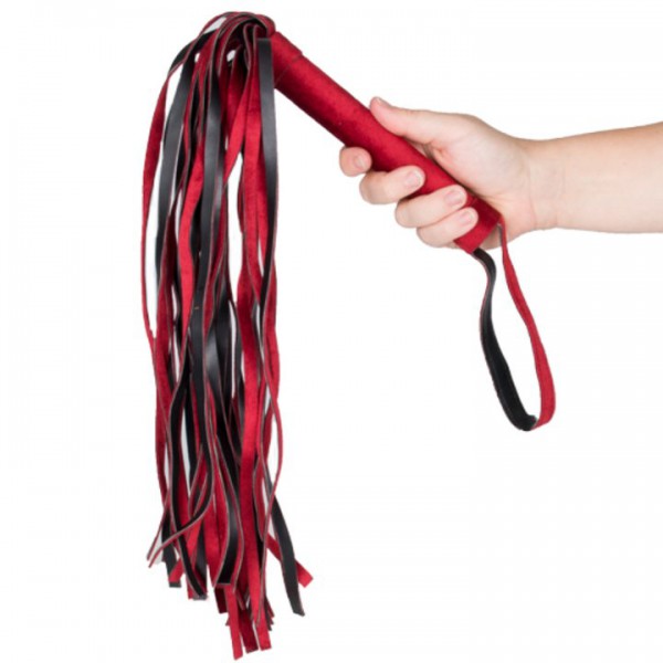 Bondara Red Velvet Flogger – 21 Inch — image 4 of 4