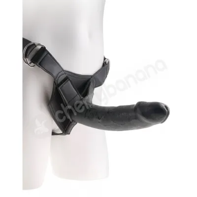 King Cock Black Strap on Harness With 9 Cock