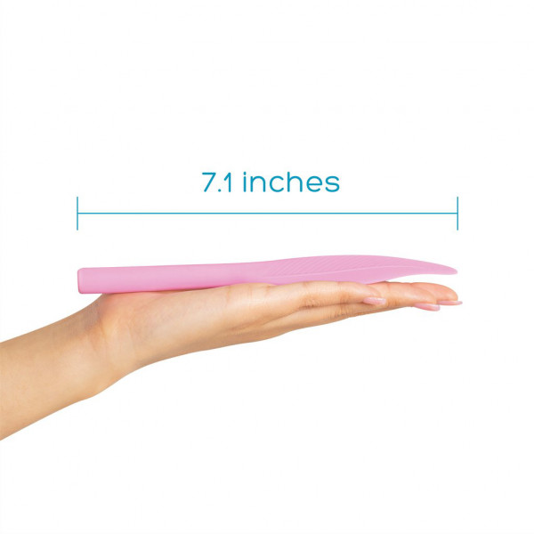 Vibrating Feather Tickler with Silky Blindfold Sash - Plus One