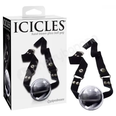 Icicles 65 Clear Glass Ball Gag