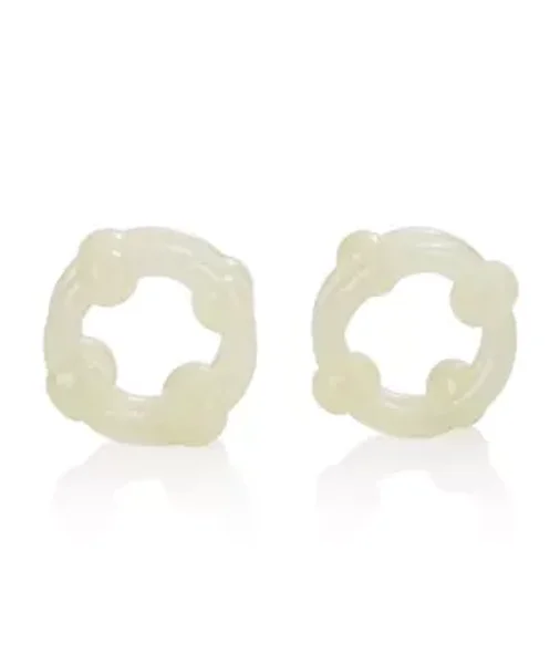 Island Rings Double Stackers Glow In The Dark - White — image 5 of 8