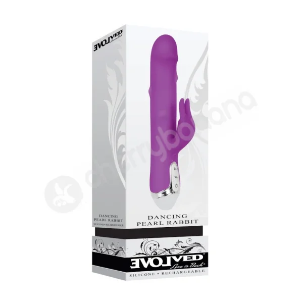 Evolved Purple Dancing Pearl Rabbit Vibrator