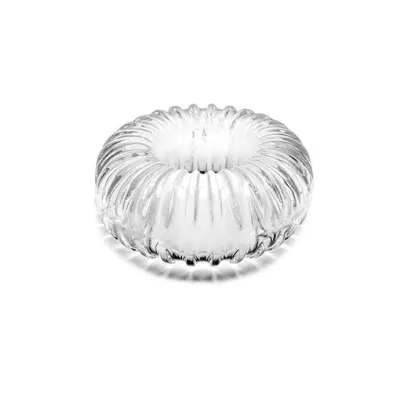 Ribbed Ring Clear Clear