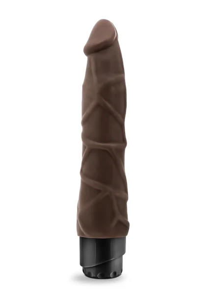 Dr. Skin - Cock Vibe 1 - 9 Inch Vibrating Cock -  Chocolate