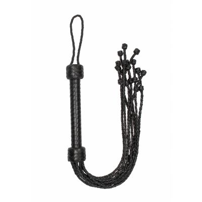 Short Leather Braided Flogger