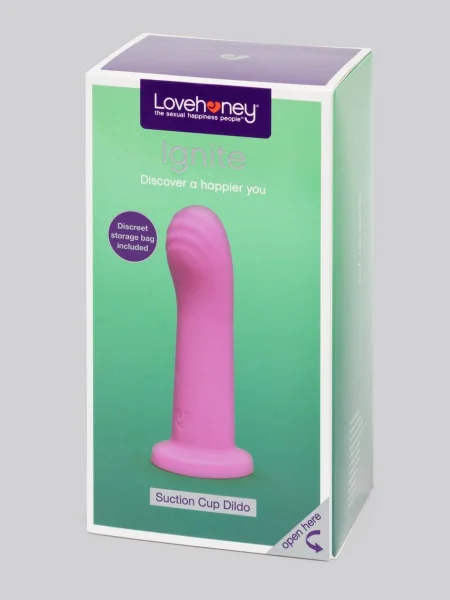 Lovehoney Ignite Silicone Non-Realistic Suction Cup Mini Dildo 4.5 Inch