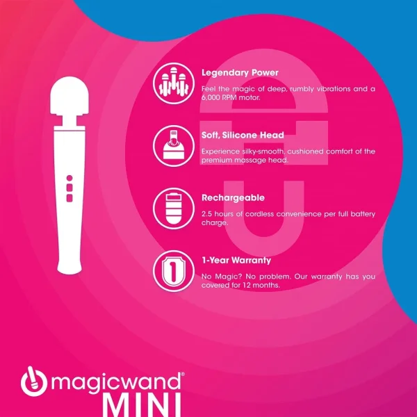 Magic Wand Mini Rechargeable Vibrator