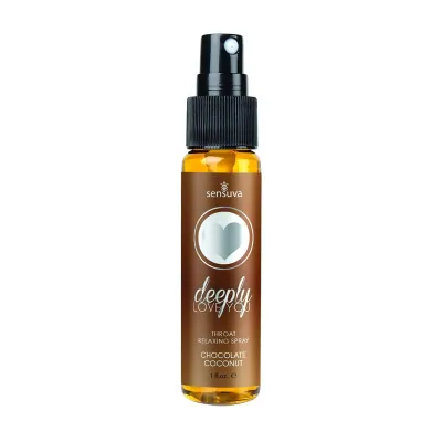 Deeply Love You Throat Relaxing Spray Chocolate Coconut 1 Fl Oz