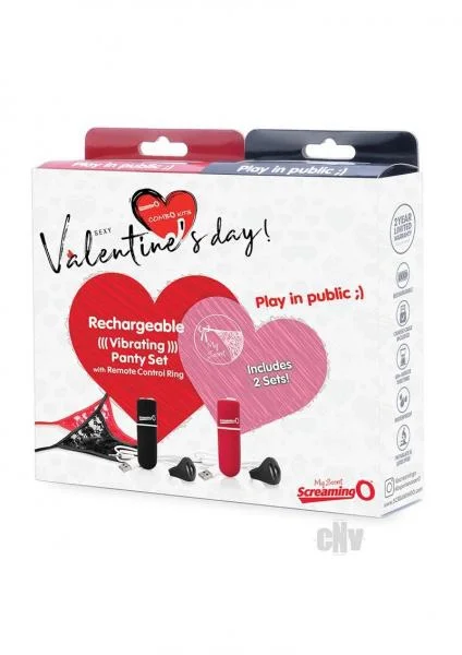 Screaming O 2020 Valentine Combo Panty Panty Unit Of 2