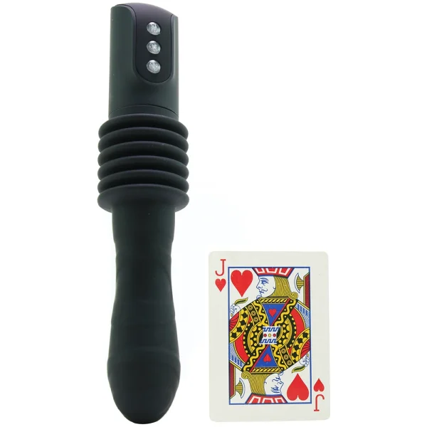 Renegade Deep Stroker Vibrating Silicone Multi-Function Thrusting Dildo