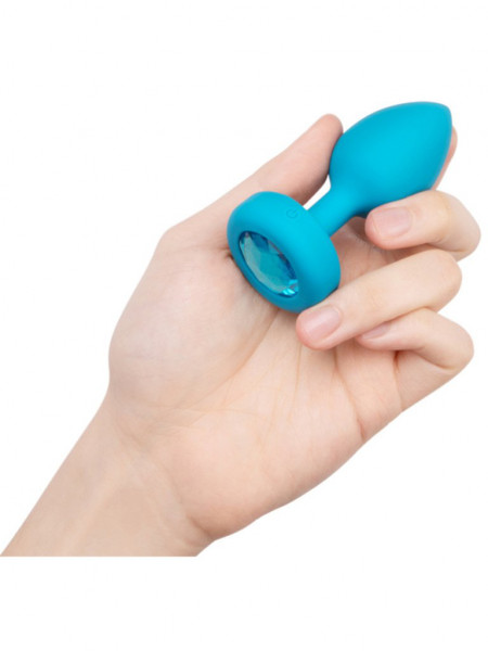 B-Vibe Vibrating Jewels Remote Control Plug S/M - various colours