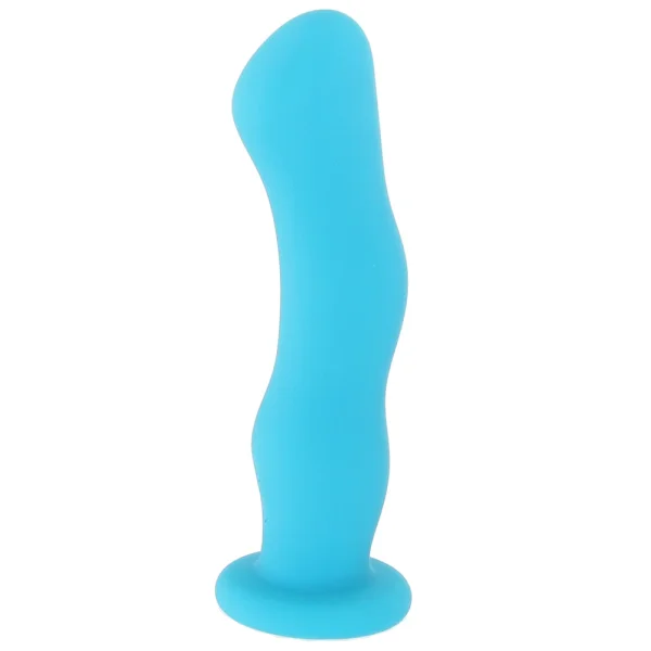 Impressions Miami Rechargeable Waterproof Silicone G-Spot Suction Cup Vibrator By Blush - Teal