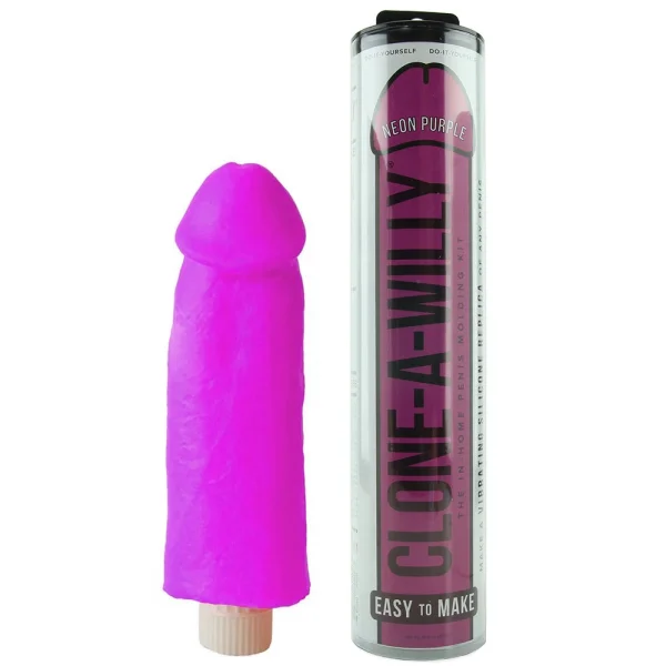 DIY 'Clone-a-Willy' Vibrator Mold Kit in Neon Purple