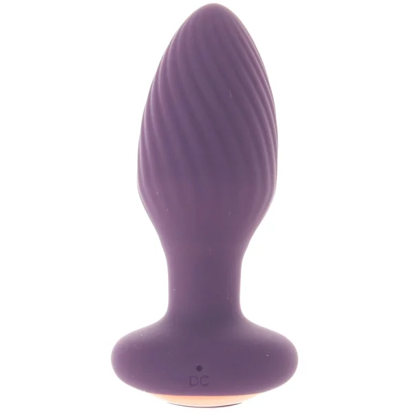Inya Alpine Rechargeable Silicone Anal Plug With Remote - Purple