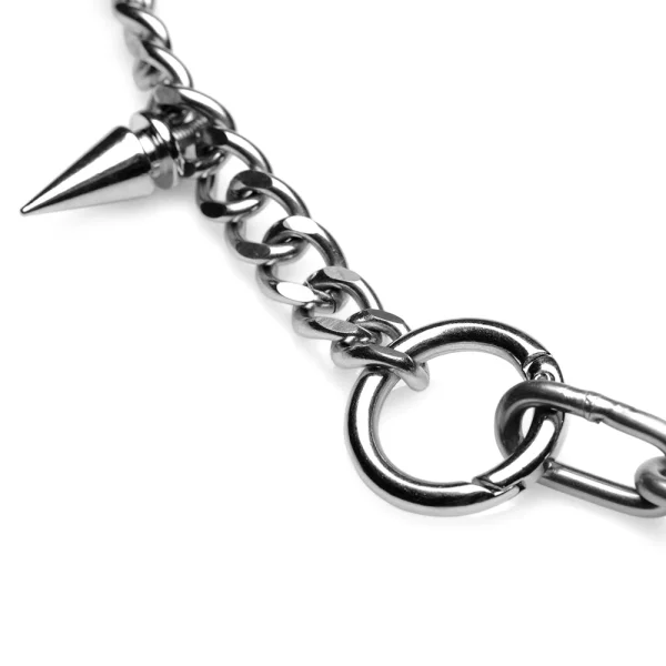 Master Series Punk Spiked Necklace