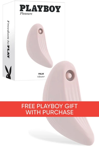 Playboy Palm 3.8" Tapping Clitoral Vibrator