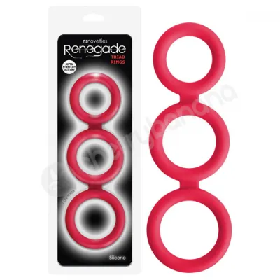 Renegade Red Triad Cock Ring