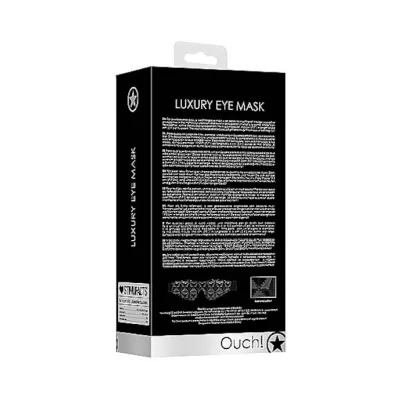 Luxury Eye Mask Black Black