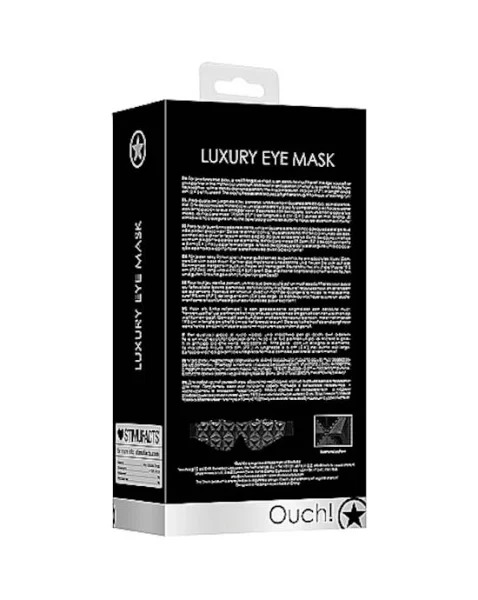 Luxury Eye Mask- Black - Black
