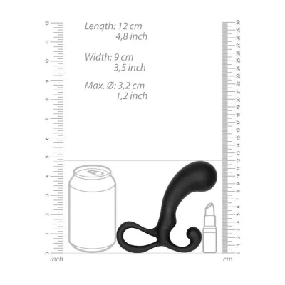 3 Piece Prostate Stimulator Set Black One Size