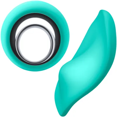 Sugar Pop Leila Rechargeable Silicone App Enabled Panty Vibe With Remote Teal