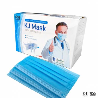KJ Mask 3 Layer 1 box 50pcs