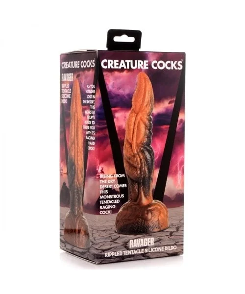 Creature Cocks - Ravager Rippled Tentacle Silicone Dildo