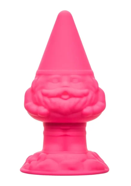 Naughty Bits Anal Gnome Silicone Butt Plug By CalExotics - Pink
