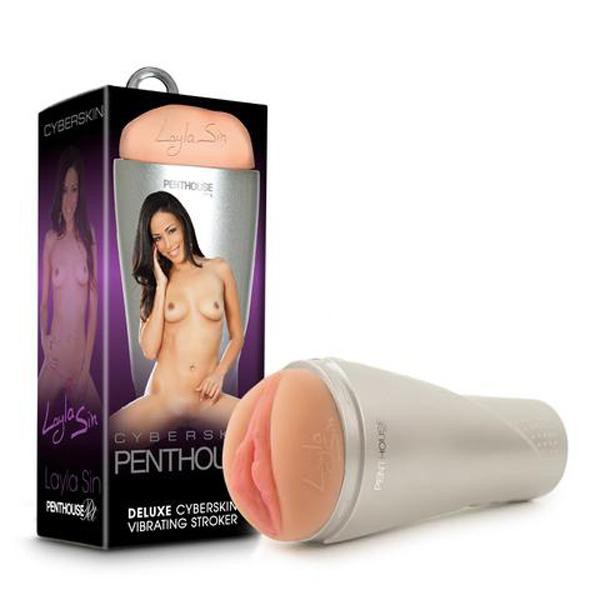 Penthouse Deluxe Vibrating Cyberskin Stroker - Layla Sin