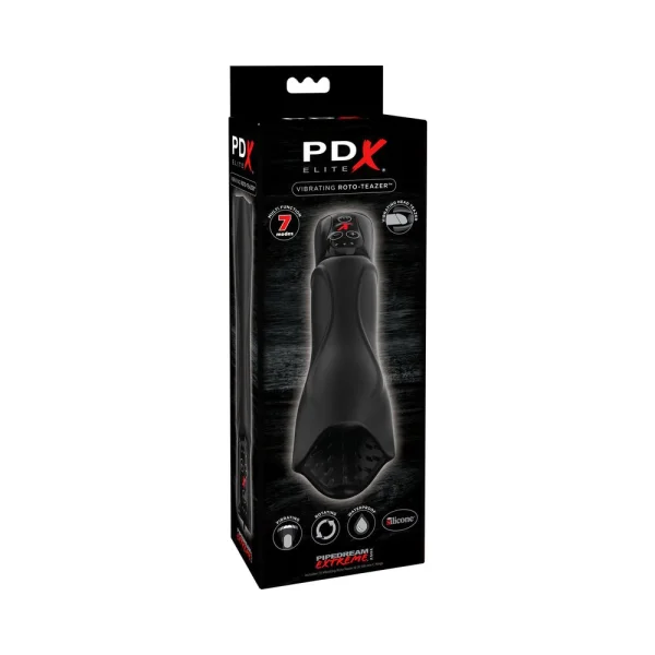 Pdx Elite-vibrating Roto-teazer - Black
