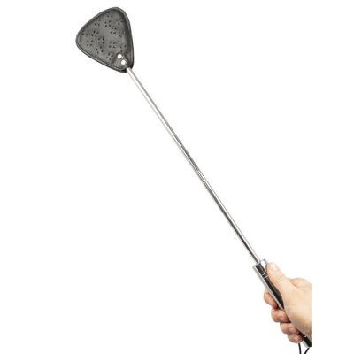 Bondara Luxe Vampire Leather Steel Spiked Riding Crop 24 Inch