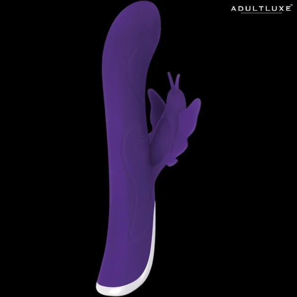Twirly Butterfly Purple Rabbit Vibrator
