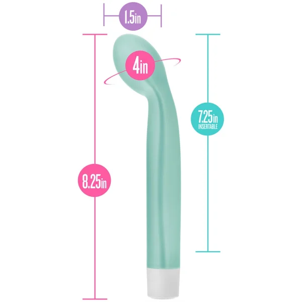Noje G Slim Rechargeable G-Spot Vibrator by Blush Novelties - Sage