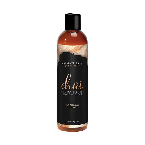Intimate Earth Chai Massage Oil - 120 ml Vanilla & Chai