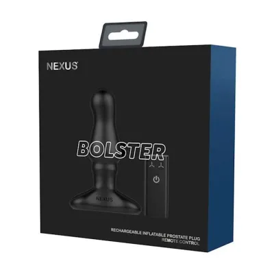 Bolster Butt Plug With Inflatable Tip