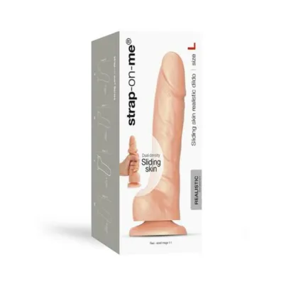 Strap on me L Sliding Skin Realistic Dildo Vanilla