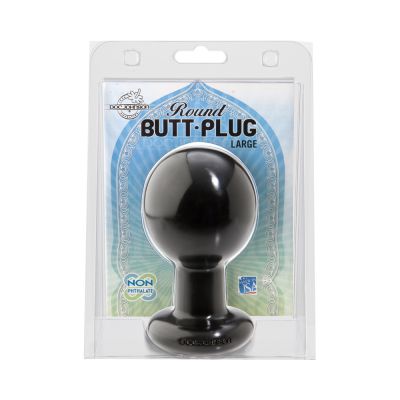 Ball Shape Anal Plug Large Black