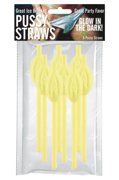 Pussy Straws (Glow-In-The-Dark)