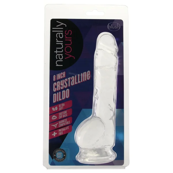Naturally Yours 8 Inch Crystalline Dildo