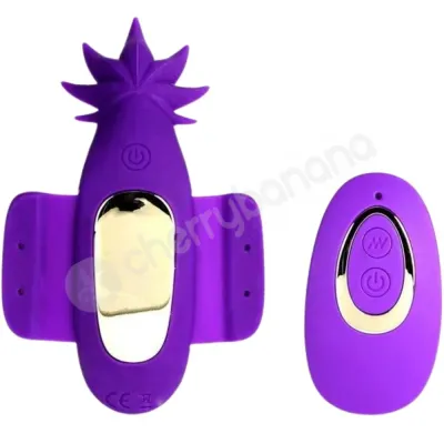 Maia Sativa 420 Purple Remote Controlled Panty Clit Vulva Vibe
